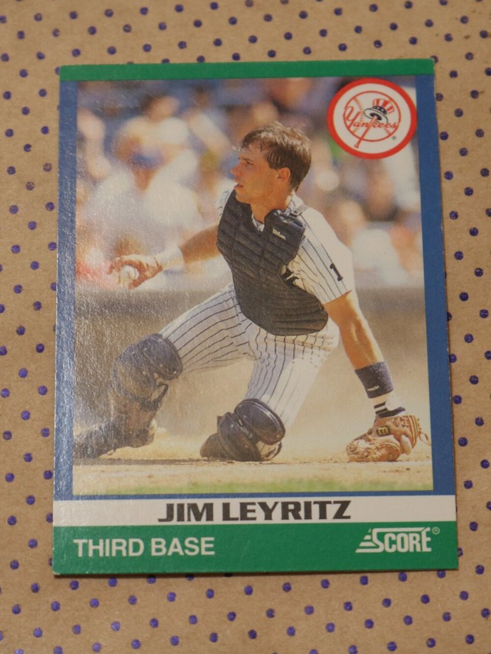 Jim Leyritz #29 Baseball Card (1991)